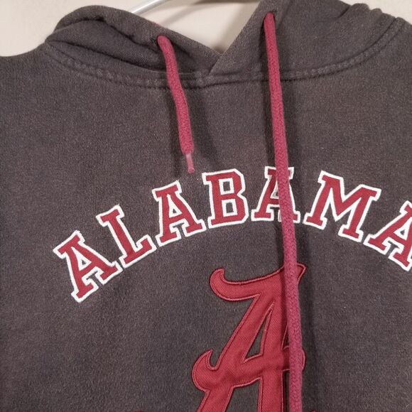 Alabama Crimson Tide Hoodie Men's Medium Colosseum Sweatshirt Gray NCAA - Picture 7 of 14